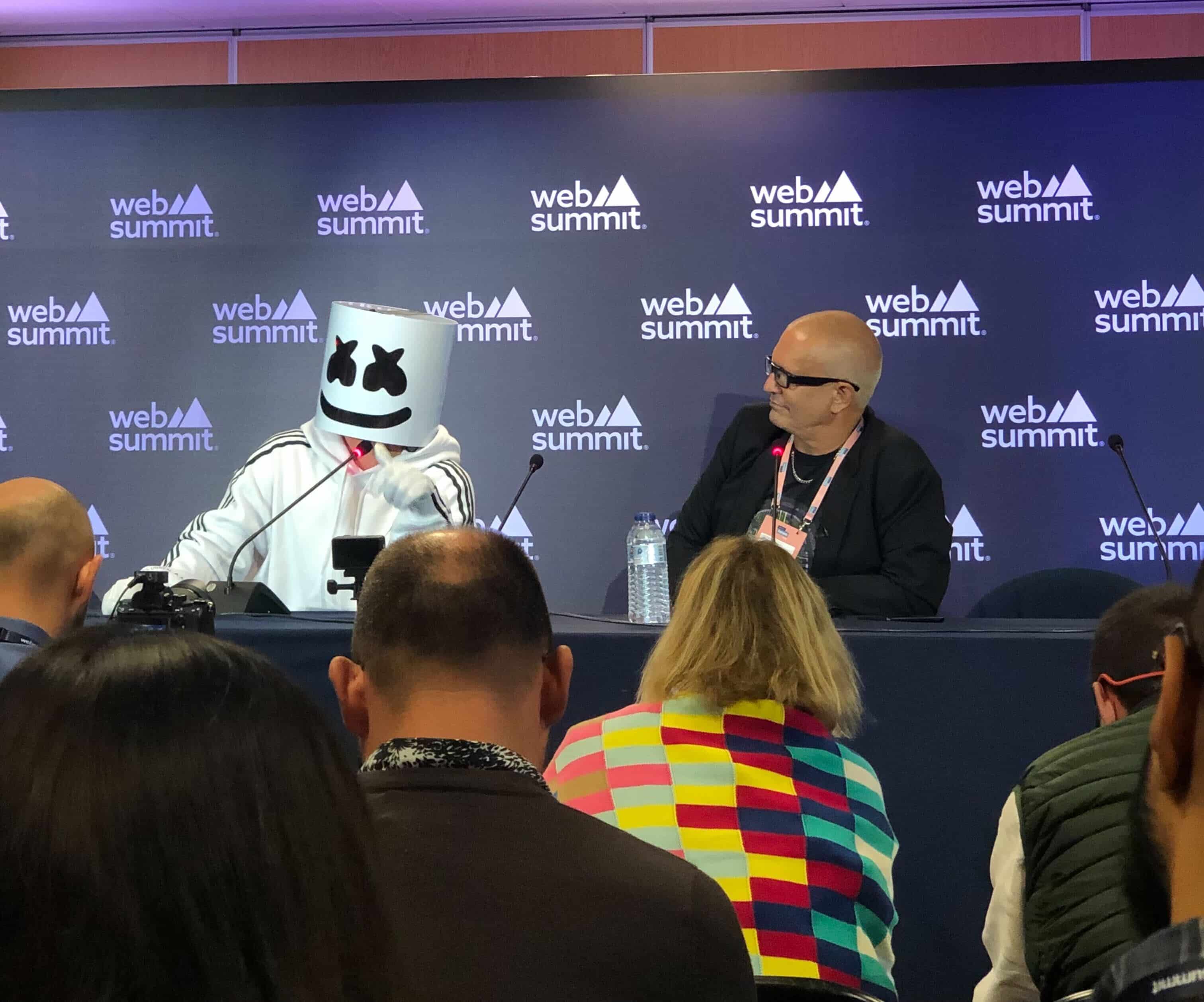 Fake DJ Marshmello presents sham coin at Web Summit as activists’ campaign - 2