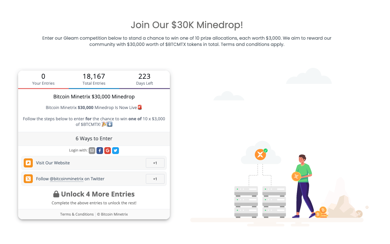 Bitcoin Minetrix, a stake-to-mine project, raises over $4m in presale - 4