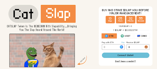 New meme coin CatSlap soars 1,835%, could be the next Mog Coin or Popcat - 3